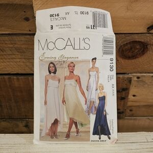 Vintage '97 McCall's Slip Dress Pattern 9130 Sizes 4-6-8 (4 Variations)